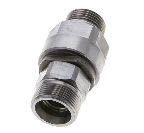 25S & G1'' Zink plated Steel Ball-Guided Swivel Joint Cutting Fitting with Male Threads DN 20350 bar NBR ISO 8434-1