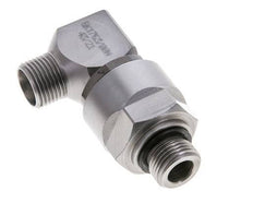 12L & M18x1.5 Zink plated Steel Elbow Ball-Guided Swivel Joint Cutting Fitting with Male Threads DN 10315 bar NBR ISO 8434-1