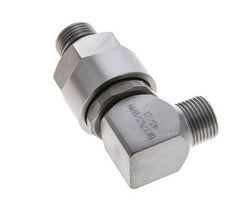 12L & M18x1.5 Zink plated Steel Elbow Ball-Guided Swivel Joint Cutting Fitting with Male Threads DN 10315 bar NBR ISO 8434-1