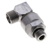 15L & M18x1.5 Codo de acero zincado Racor giratorio con rosca macho DN 10315 bar NBR ISO 8434-1