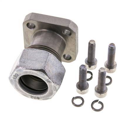 Brida de bomba LK 40 Acero con 22L (M30x2)