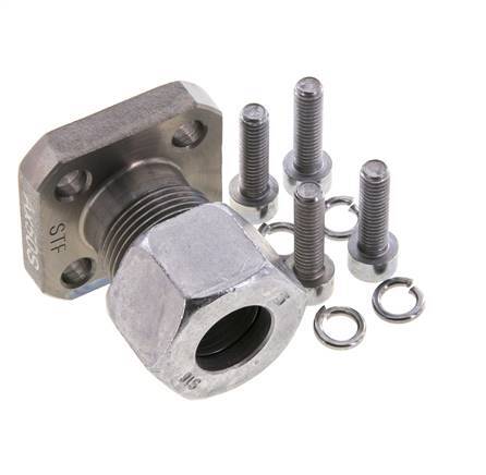 Brida de bomba LK 35 Acero con 16S (M24x1,5)