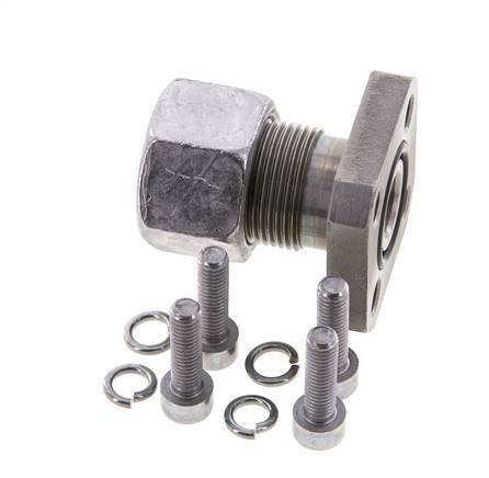 Brida de bomba LK 35 Acero con 16S (M24x1,5)