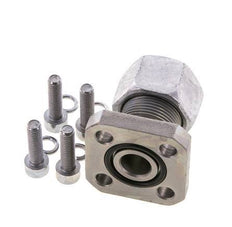 Brida de bomba LK 35 Acero con 16S (M24x1,5)