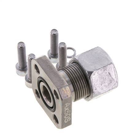 Brida de bomba LK 35 Acero con 16S (M24x1,5)