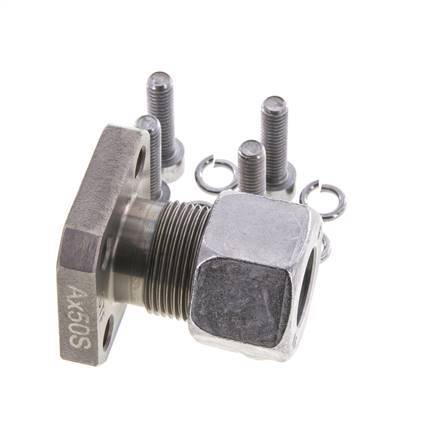 Brida de bomba LK 35 Acero con 16S (M24x1,5)