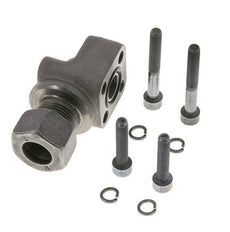 LK 30 Codo Brida de bomba Fundición maleable con 15L (M22x1,5)