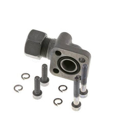 LK 35 Codo brida de bomba Fundición maleable con 15L (M22x1,5)