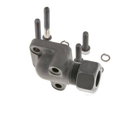LK 35 Codo brida de bomba Fundición maleable con 15L (M22x1,5)