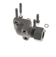 LK 35 Codo brida de bomba Fundición maleable con 15L (M22x1,5)