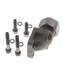 LK 35 Codo brida de bomba Fundición maleable con 18L (M26x1,5)