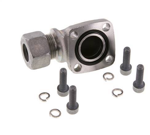 LK 40 Codo brida de bomba Fundición maleable con 15L (M22x1,5)
