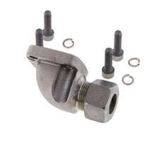 LK 40 Codo brida de bomba Fundición maleable con 15L (M22x1,5)