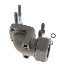 LK 55 Codo brida de bomba Fundición maleable con 35L (M45x2)