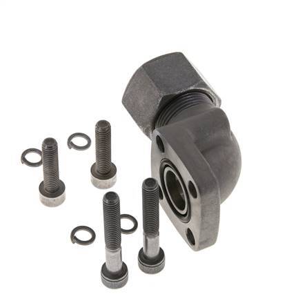 LK 35 Codo brida de bomba Fundición maleable con 16S (M24x1,5)