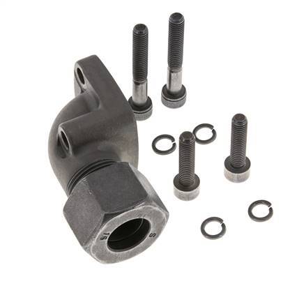 LK 35 Codo brida de bomba Fundición maleable con 16S (M24x1,5)