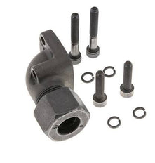 LK 35 Codo brida de bomba Fundición maleable con 16S (M24x1,5)