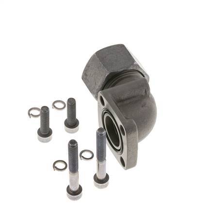 LK 40 Codo Brida de bomba Fundición maleable con 20S (M30x2)
