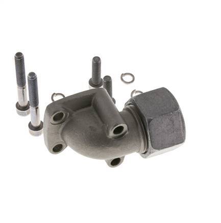 LK 40 Codo Brida de bomba Fundición maleable con 20S (M30x2)