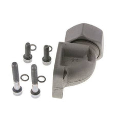 LK 55 Codo Brida de bomba Fundición maleable con 30S (M42x2)