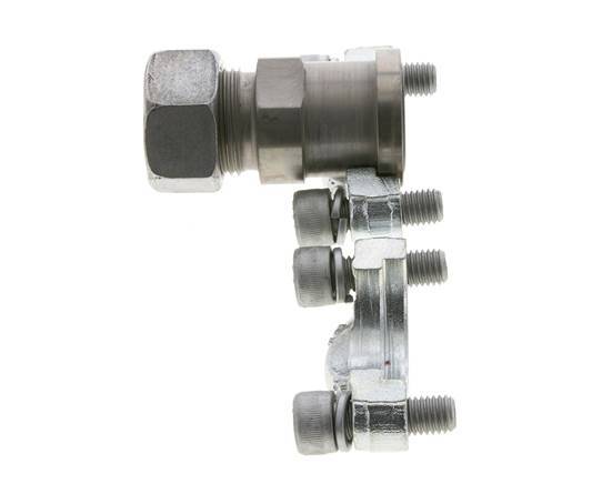 Brida 3/4'' SAE 3000 PSI Acero con 22L (M30x2) ISO 6162-1