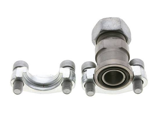 Brida 3/4'' SAE 3000 PSI Acero con 22L (M30x2) ISO 6162-1