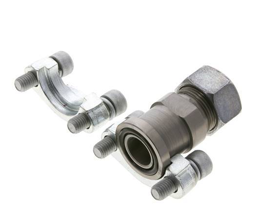 Brida 3/4'' SAE 3000 PSI Acero con 22L (M30x2) ISO 6162-1