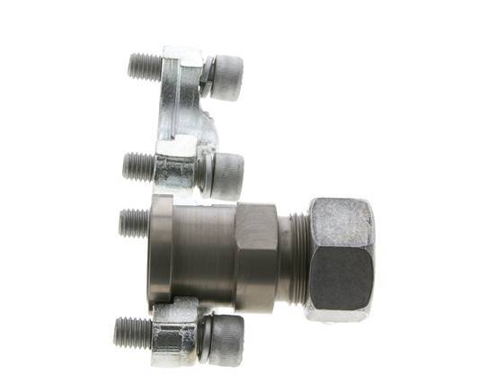 Brida 3/4'' SAE 3000 PSI Acero con 22L (M30x2) ISO 6162-1