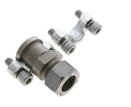 Brida 3/4'' SAE 3000 PSI Acero con 22L (M30x2) ISO 6162-1