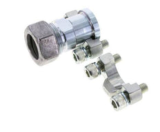 Brida 3/4'' SAE 3000 PSI Acero con 28L (M36x2) ISO 6162-1