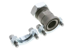 Brida SAE de 1-1/2'' 3000 PSI de acero con 42L (M52x2) ISO 6162-1
