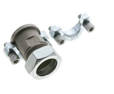 Brida SAE de 1-1/2'' 3000 PSI de acero con 42L (M52x2) ISO 6162-1