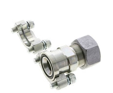 Brida de 1'' SAE 3000 PSI de acero con 25S (M36x2) ISO 6162-1