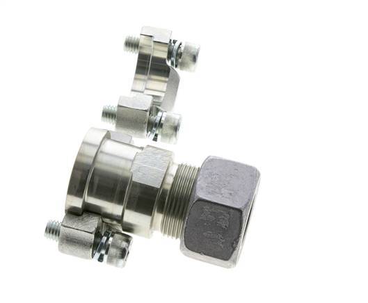Brida de 1'' SAE 3000 PSI de acero con 25S (M36x2) ISO 6162-1