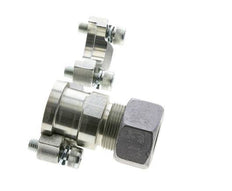 Brida de 1'' SAE 3000 PSI de acero con 25S (M36x2) ISO 6162-1
