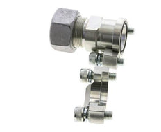 Brida de 1'' SAE 3000 PSI de acero con 25S (M36x2) ISO 6162-1