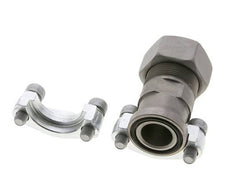 Brida de 1'' SAE 3000 PSI de acero con 30S (M42x2) ISO 6162-1
