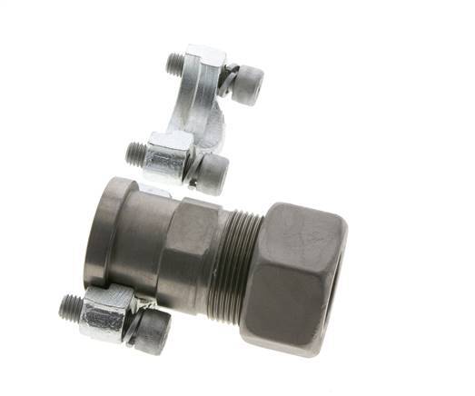 Brida de 1'' SAE 3000 PSI de acero con 30S (M42x2) ISO 6162-1