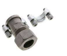 Brida de 1'' SAE 3000 PSI de acero con 30S (M42x2) ISO 6162-1