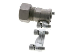 Brida de 1'' SAE 3000 PSI de acero con 30S (M42x2) ISO 6162-1