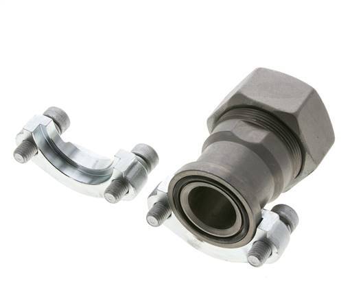 Brida SAE 1-1/4'' Acero 3000 PSI con 38S (M52x2) ISO 6162-1