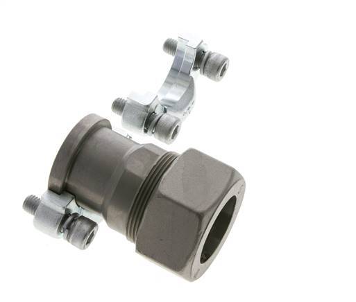 Brida SAE 1-1/4'' Acero 3000 PSI con 38S (M52x2) ISO 6162-1