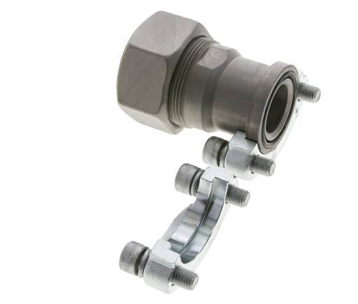 Brida SAE 1-1/4'' Acero 3000 PSI con 38S (M52x2) ISO 6162-1
