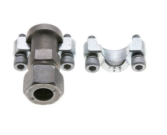 Brida de 1/2'' SAE 6000 PSI de acero con 16S (M24x1,5) ISO 6162-2
