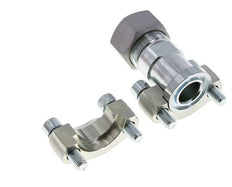 Brida 1'' SAE 6000 PSI Acero con 30S (M42x2) ISO 6162-2