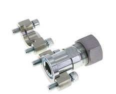 Brida 1'' SAE 6000 PSI Acero con 30S (M42x2) ISO 6162-2
