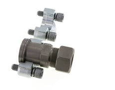 Brida SAE de 1-1/4'' de acero de 6000 PSI con 30S (M42x2) ISO 6162-2