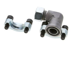 3/4'' Elbow SAE Flange 3000 PSI Steel with 18L (M26x1.5) ISO 6162-1