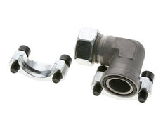 1'' Codo SAE Brida 3000 PSI Acero con 28L (M36x2) ISO 6162-1