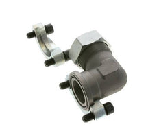 Codo de 1-1/2'' Brida SAE 3000 PSI Acero con 42L (M52x2) ISO 6162-1